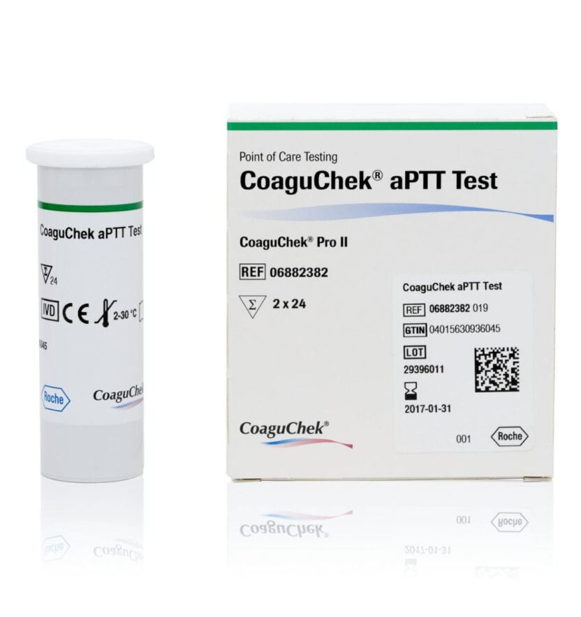 CoaguChek aPTT 2x24 tesztcsík (CoaguChek PRO II készülékhez)